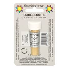 Picture of SUGARFLAIR EDIBLE ANTIQUE GOLD EDIBLE LUSTRE POWDER  2G